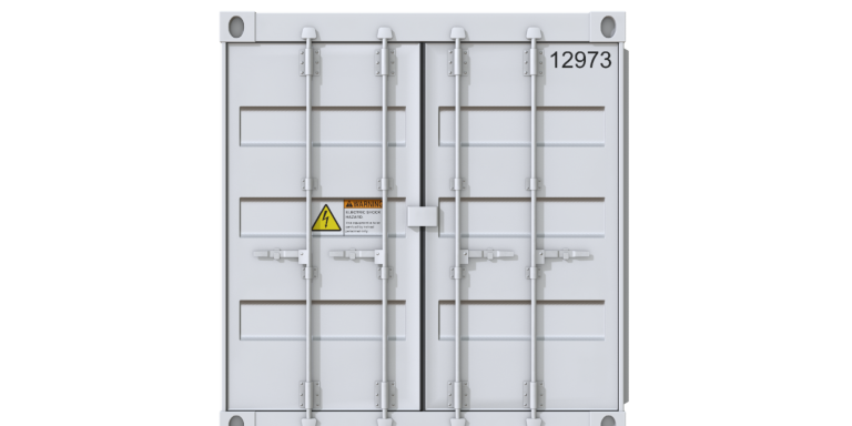 Container Container för batterilagring